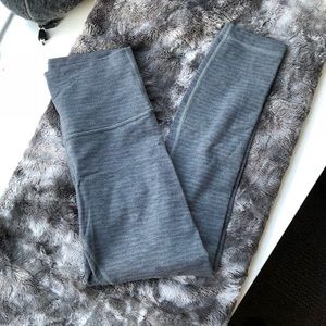 Lululemon Gray Wunder Under Textured Leggings